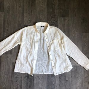 BDG UO / linen button-up 🌼